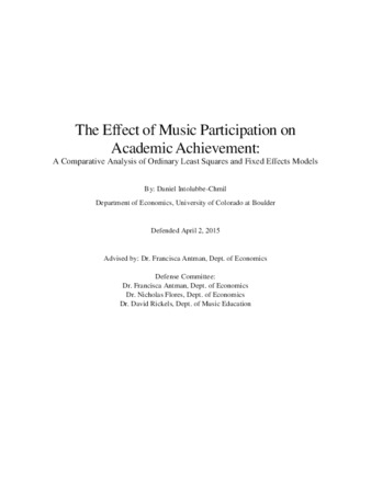 music streaming dissertation