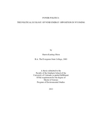 bachelor thesis political science