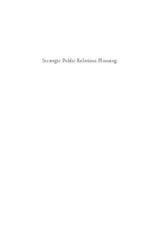 Strategic Public Relations Planning  Miniaturansicht